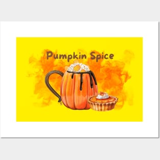 Pumpkin Spice Posters and Art